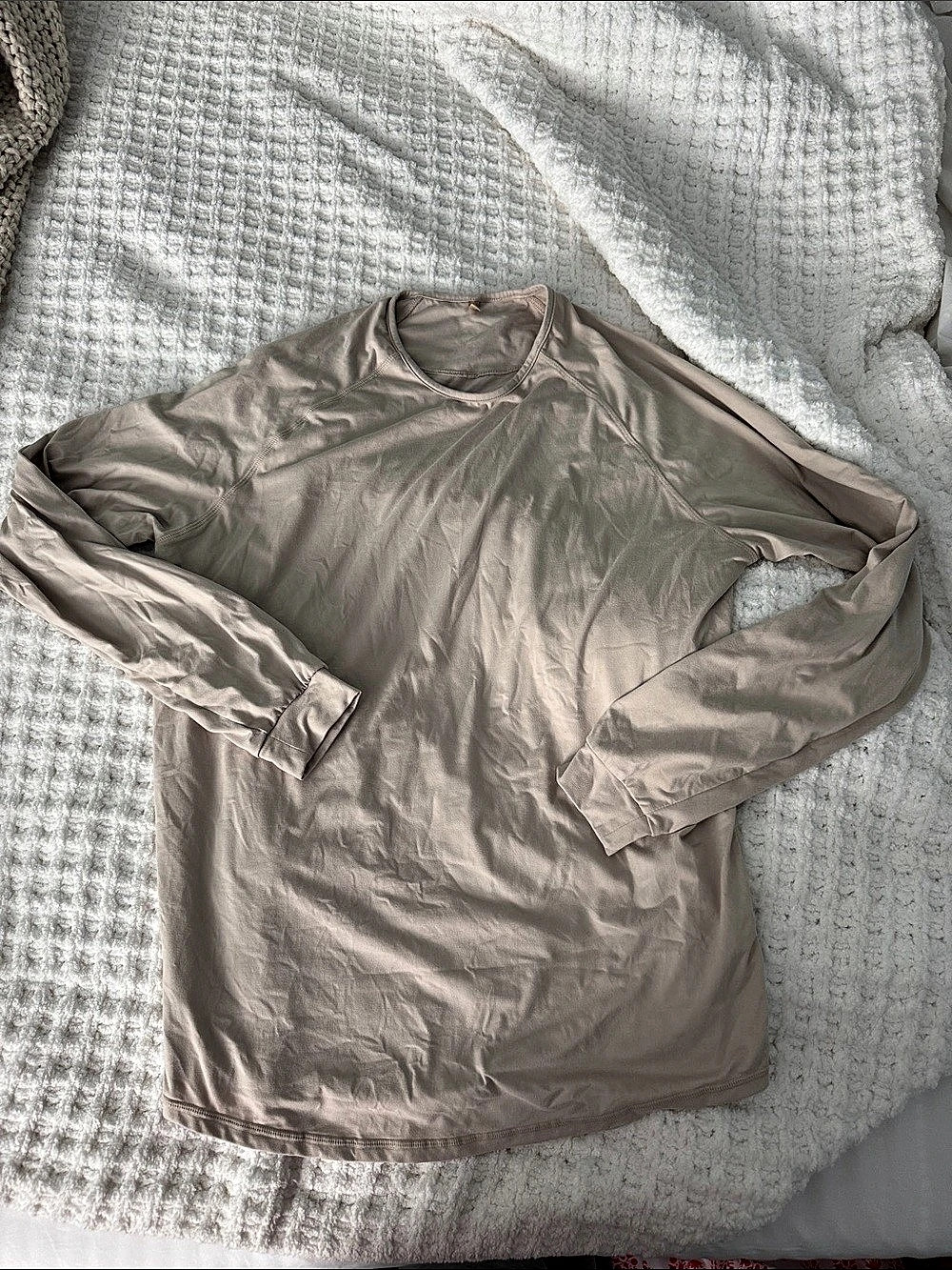 P'TULA Long Sleeve Athletic Top in Pink Size Small Like New